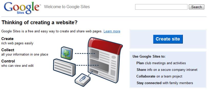 Google Website Creation